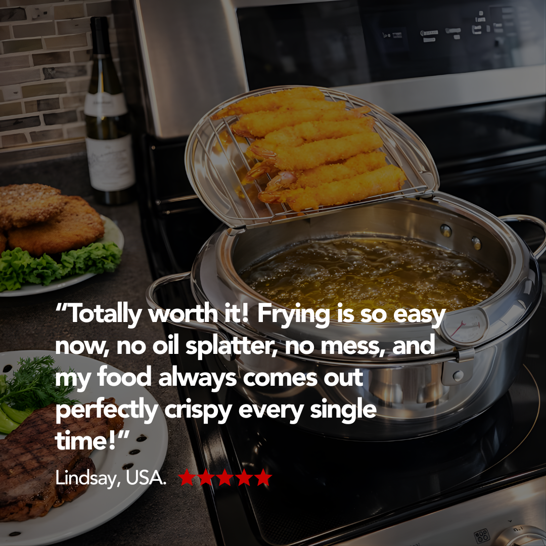 Japanese Clad Frying Pot